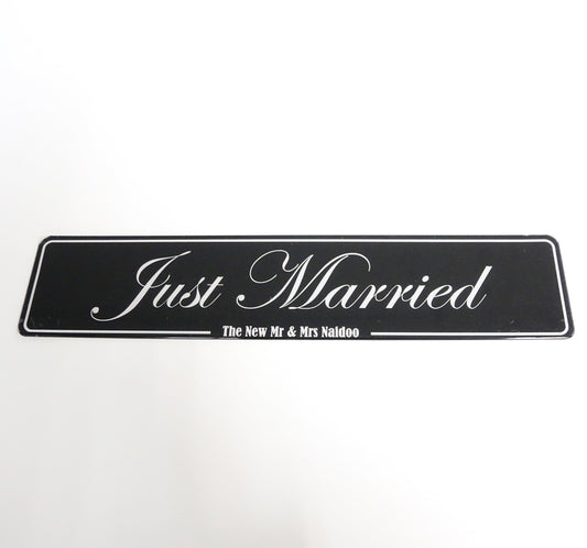 Personalised Number Plates (ABS 3MM)