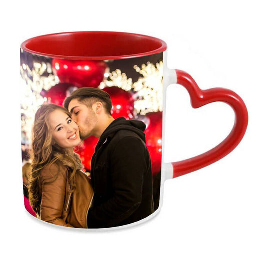 Red Inner Trim Personalised Mug