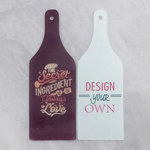 Personalized Bottle Shape Cutting board