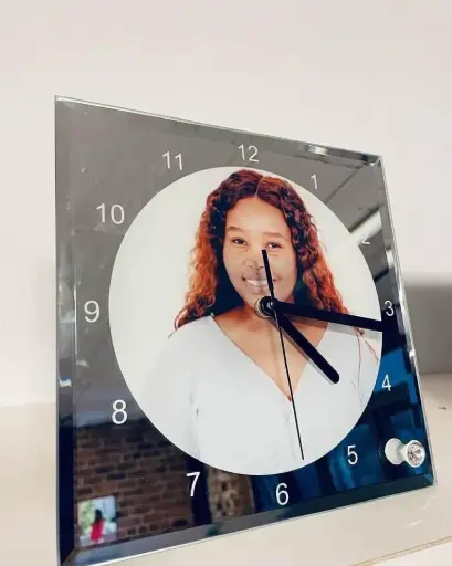 Personalized Glass Clock